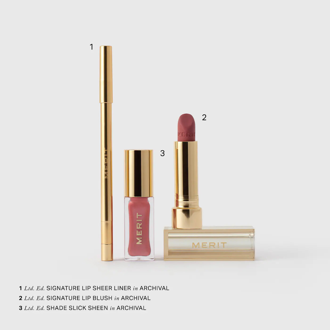 the archival lip essentials gift set