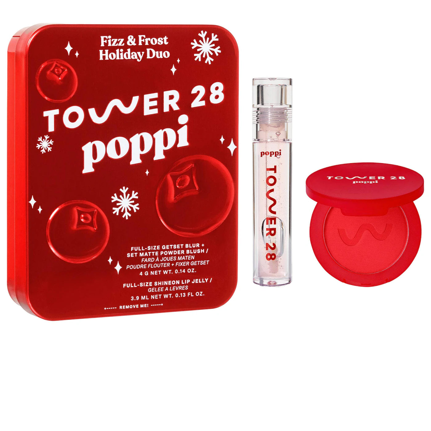 tower 28 x poppi fizz + frost holiday duo