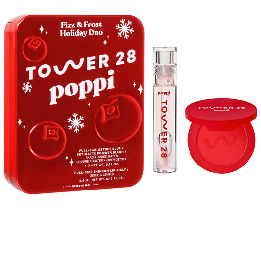 tower 28 x poppi fizz + frost holiday duo