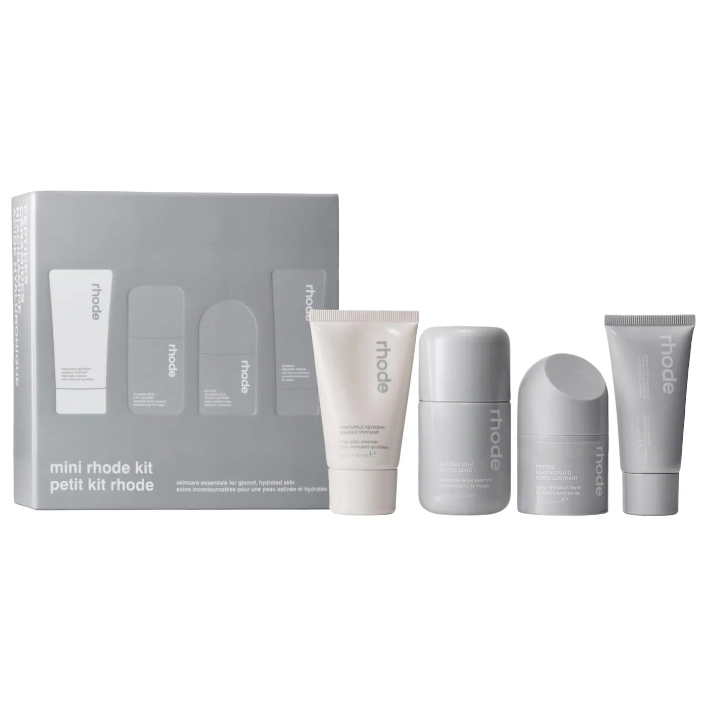 mini rhode kit glazed skincare essentials