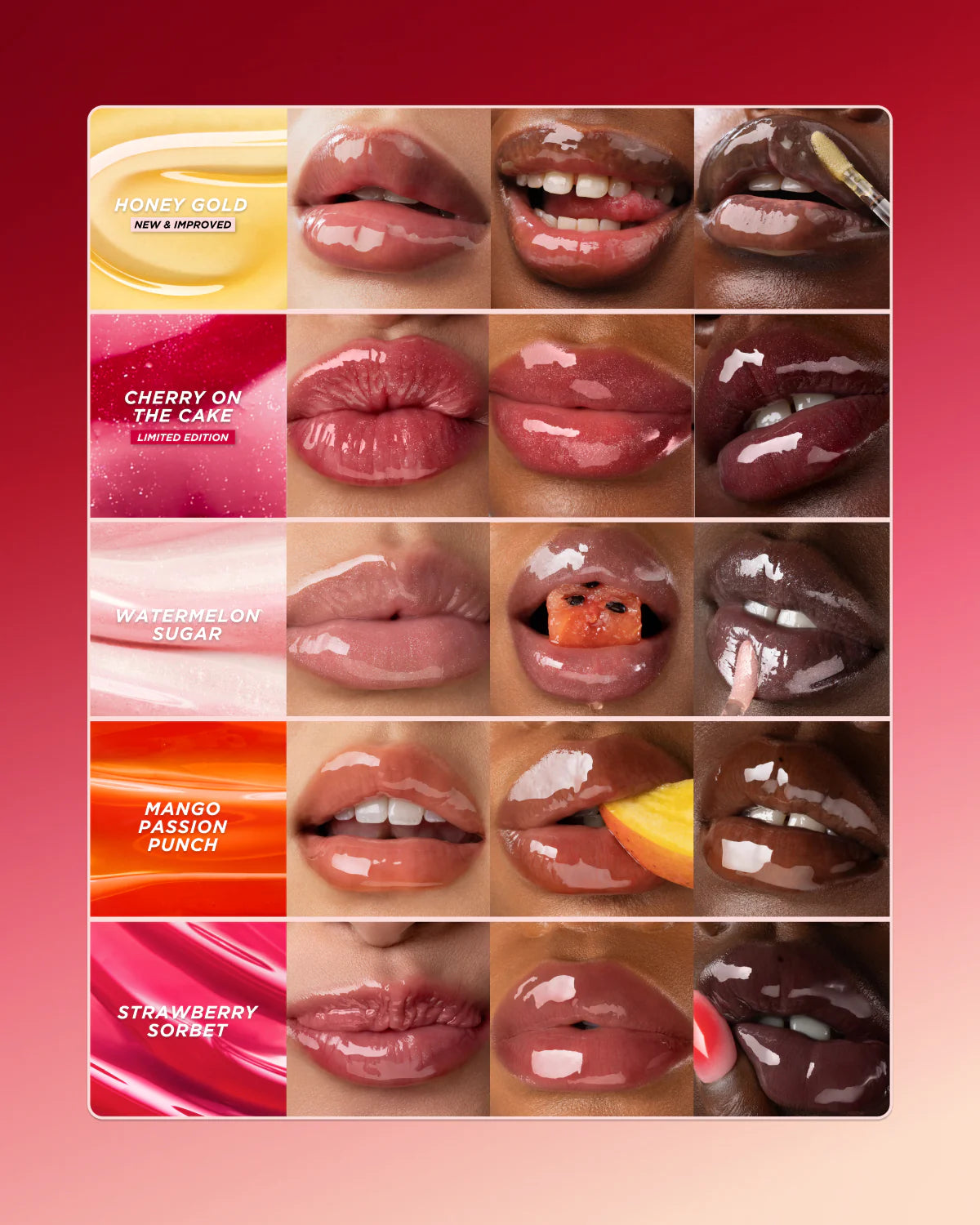 honey infused lip oil