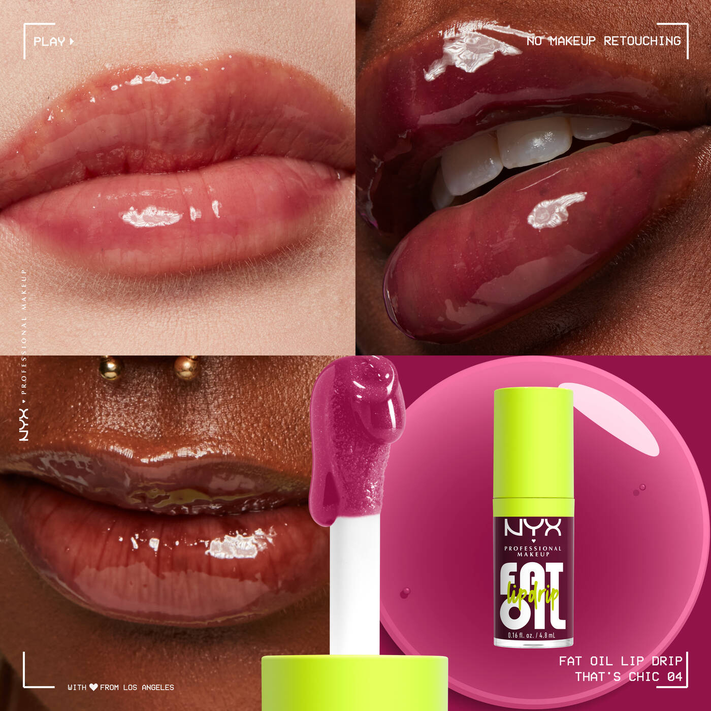 fat oil lip drip