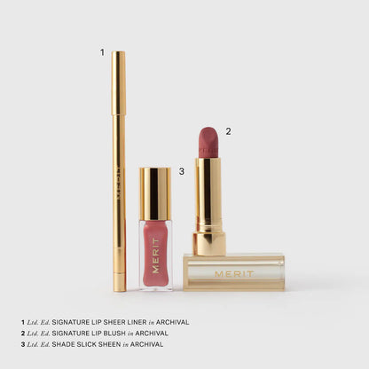 the archival lip essentials gift set