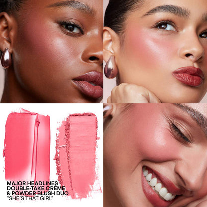 double-take crème & powder blush duo