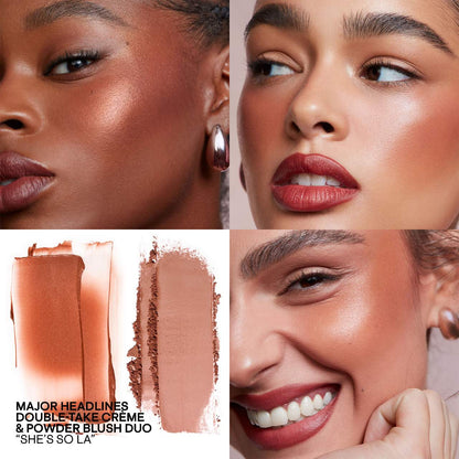 double-take crème & powder blush duo
