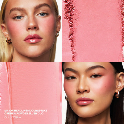 double-take crème & powder blush duo