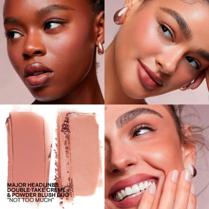 double-take crème & powder blush duo