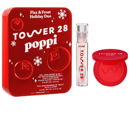 tower 28 x poppi fizz + frost holiday duo