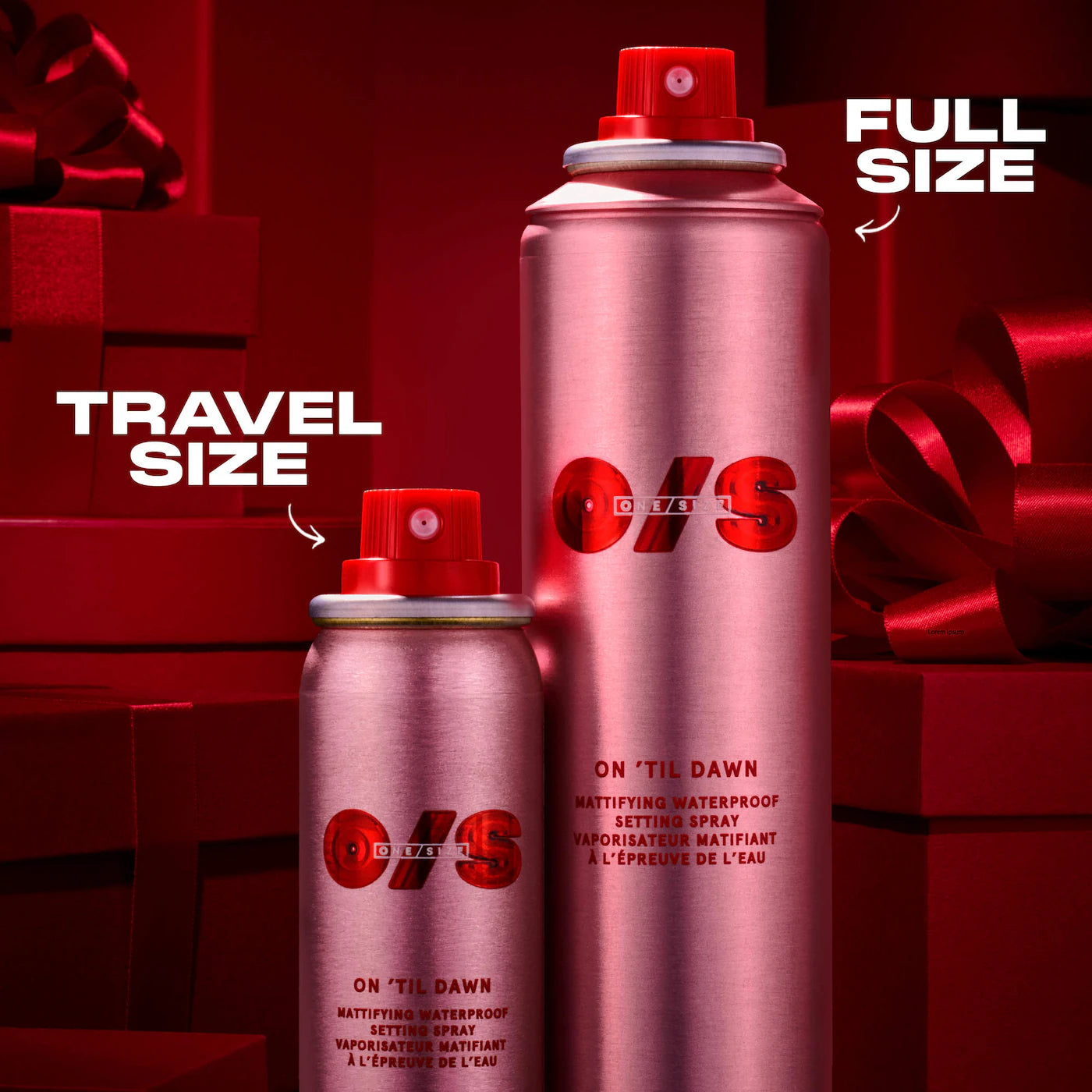 on 'til dawn mattifying waterproof setting spray big & bitty duo