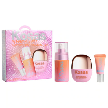 plum + juicy makeup prep skincare set