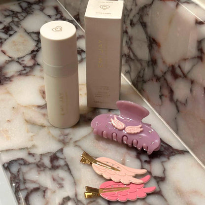 popstar clips in pink aura