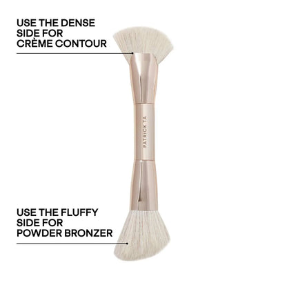 dual-ended contour brush|