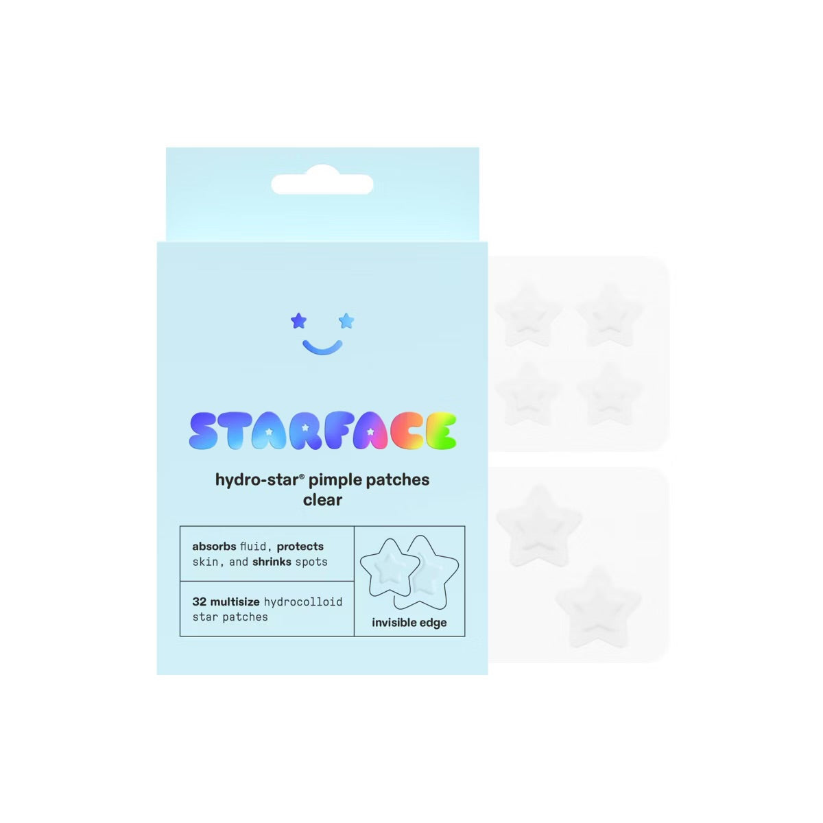 HYDRO-STARS CLEAR FACIAL PIMPLE PATCH REFILL - 32CT
