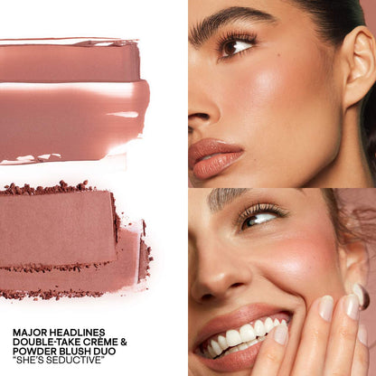 MAJOR HEADLINES DOUBLE-TAKE CRÈME & POWDER BLUSH DUO